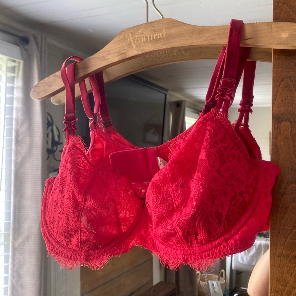 Victorias secret dream angels push-up without padding, beautiful red lace